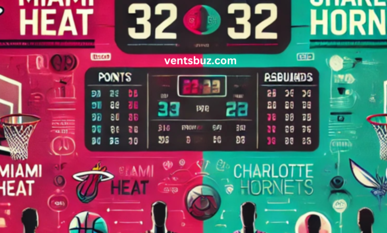 miami heat vs charlotte hornets match player stats