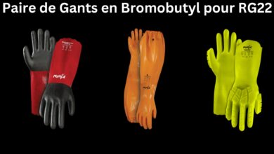 Paire de Gants en Bromobutyl pour RG22